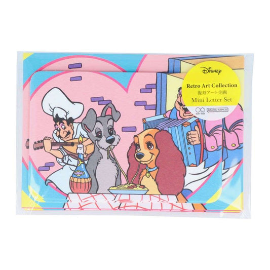 ディズニークラシック キャラクター レターセット/お手紙セット ミニレターセット レトロ ディナー ディズニー