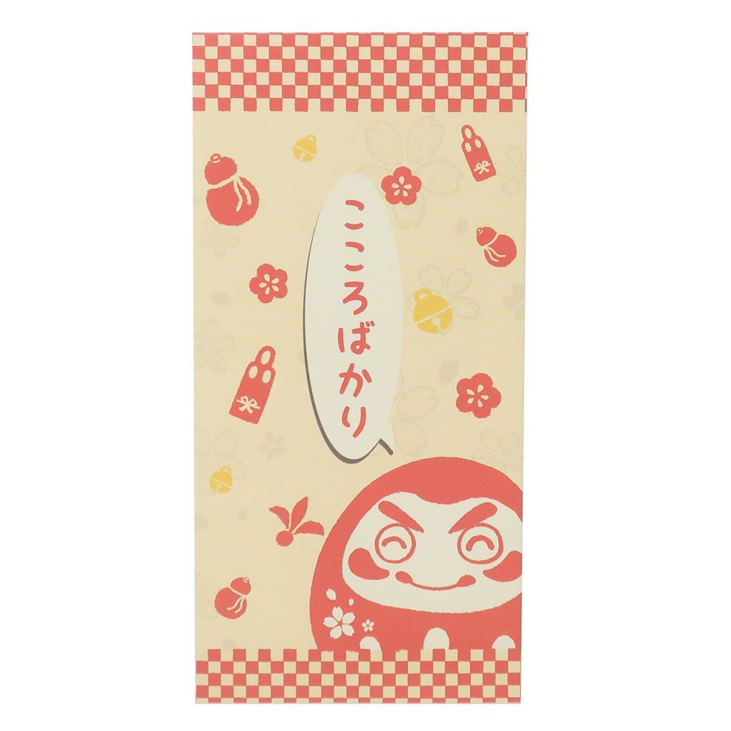 ぽち袋 お年玉ポチ袋長札3サイズ枚Dセット こころばかり だるま ステッドファスト