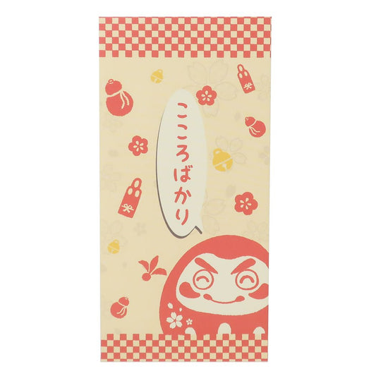ぽち袋 お年玉ポチ袋長札3サイズ枚Dセット こころばかり だるま ステッドファスト