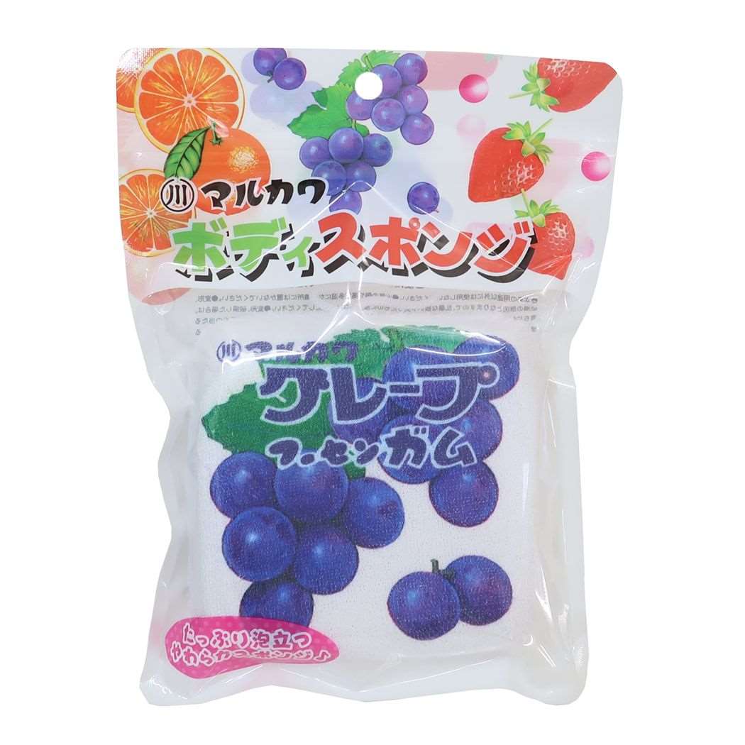 ボディスポンジ フーセンガム バス用品 お菓子パッケージ サンタン