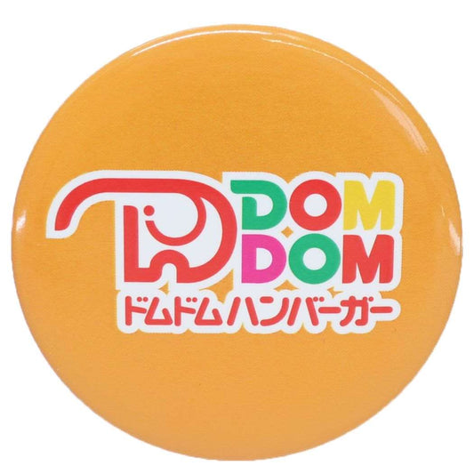 カンバッジ ドムドムハンバーガー 缶バッジ サンタン