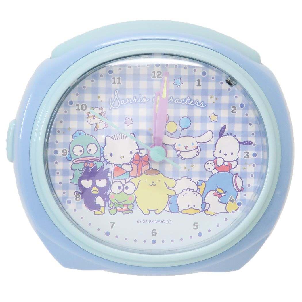 目覚まし時計 サンリオキャラクターズ 連続秒針ベルアラームクロック サンリオ おとこのこ プレゼント 男の子 女の子 ギフト