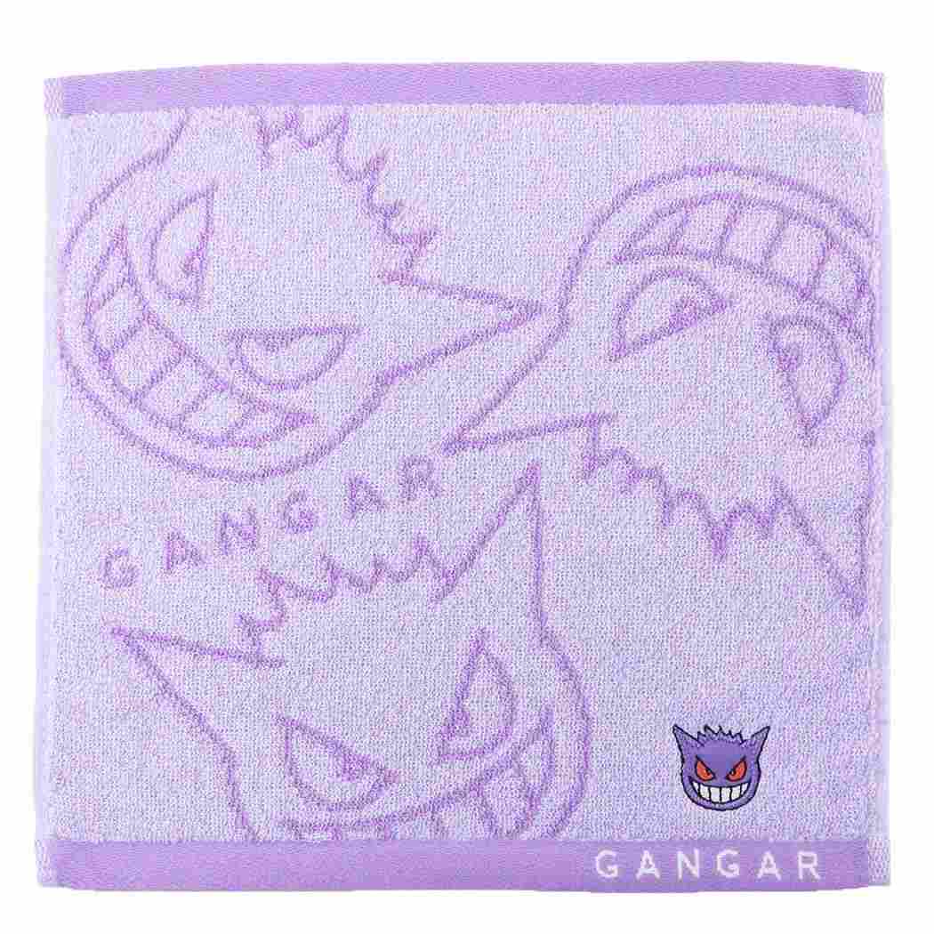 ポケットモンスター キャラクター ミニタオル ジャガードハンカチタオル ゲンガー ポケモン
