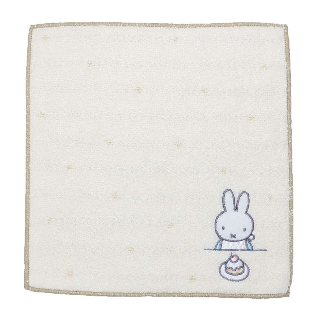 ミッフィー キラキライニシャルミニタオル ハンドタオル miffy ディックブルーナ 絵本キャラクター