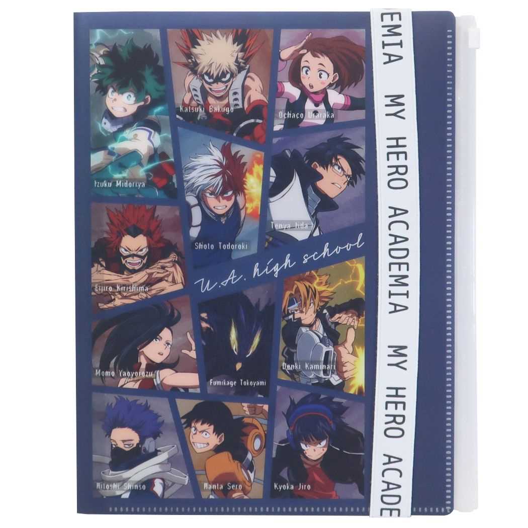 僕のヒーローアカデミア ロゴベルト付き6ポケットファイル ポケットファイル 雄英 少年ジャンプ アニメキャラクター プレゼント 男の子