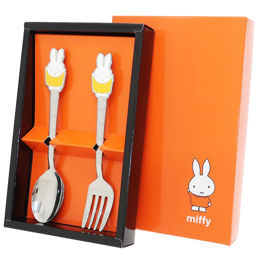 ミッフィー おともだちスプーン＆フォーク2本セット カトラリーセット ディックブルーナ プレゼント 男の子 女の子 ギフト