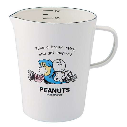 スヌーピー ホーローメジャーカップ L 計量カップ ピーナッツ キャラクター