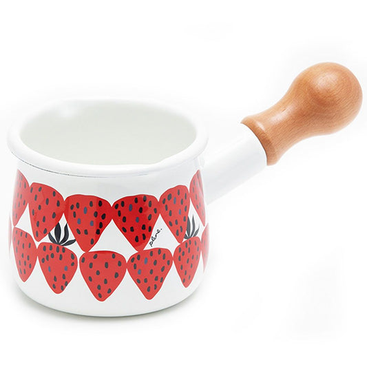 調理器 プルーン Plune. ホーロープチミルクパン あかいちご 堀内映子 タマハシ