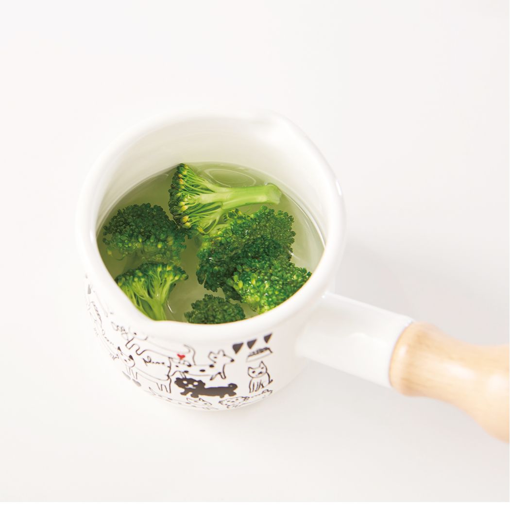 調理器 プルーン Plune. ホーロープチミルクパン WT OHANA 堀内映子