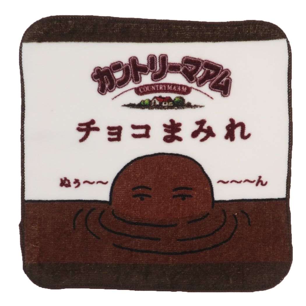 やわらかミニタオル カントリーマアム ハンドタオル お菓子パッケージ ティーズファクトリー