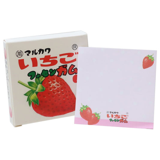 メモ帳 マルカワフーセンガム お菓子箱メモ お菓子パッケージ いちご おもしろ文具