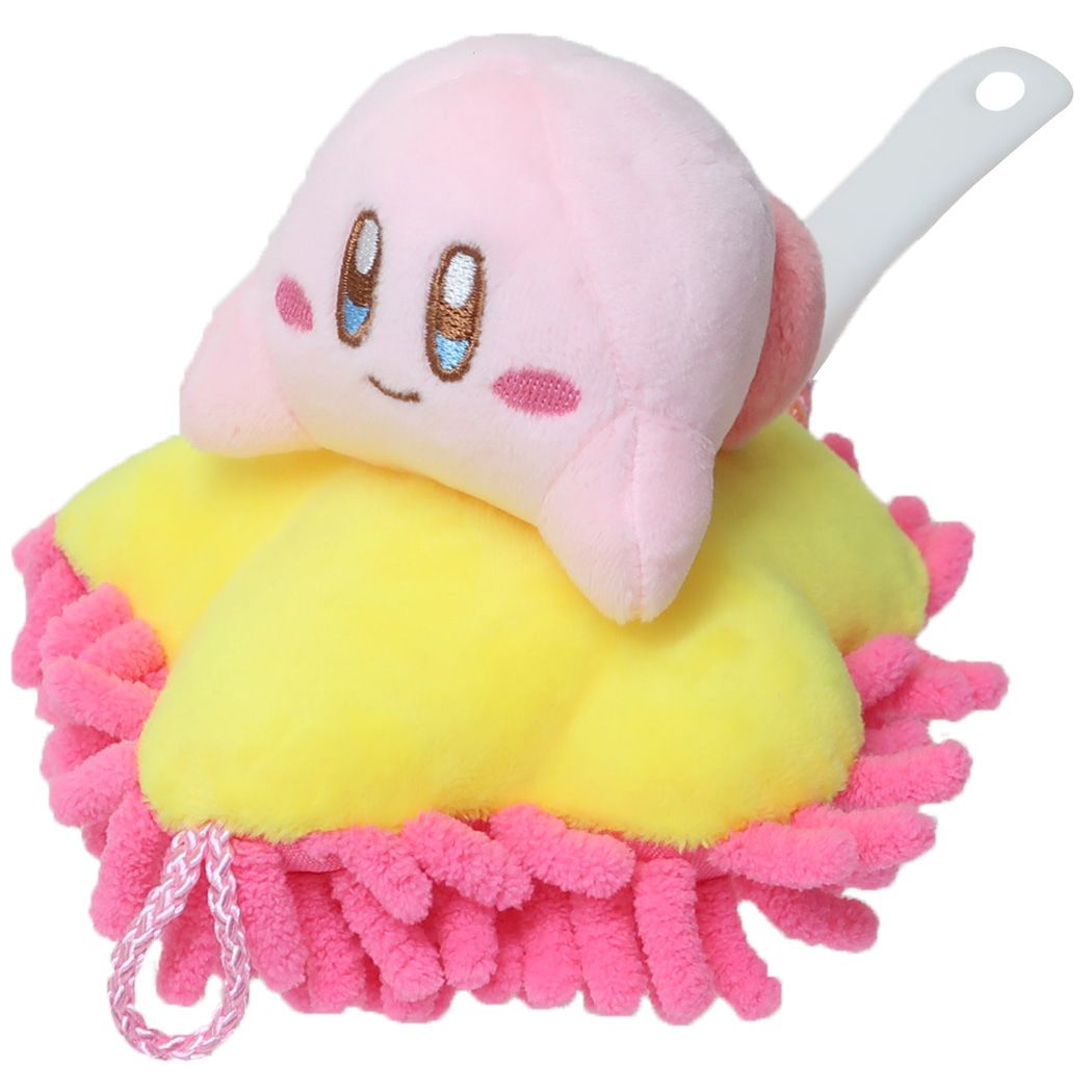 星のカービィ グッズ 掃除用品 キャラクター マスコット付きハンディモップ