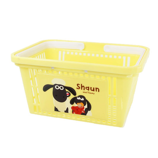 ひつじのショーン キャラクター 収納用品 キャラバスケット　ショーン＆ティミー