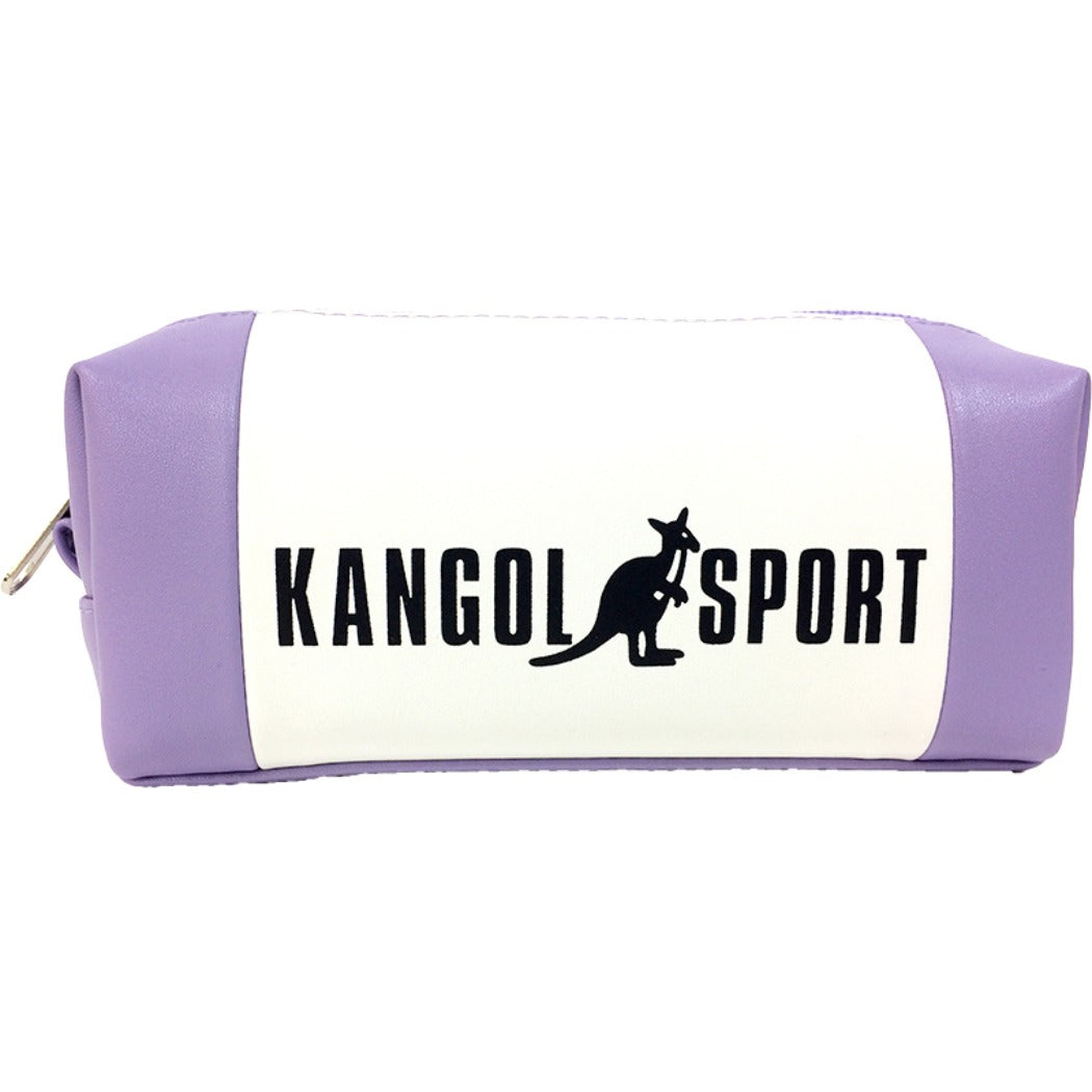 KANGOL SPORT カンゴール グッズ コスメポーチ パステルトリコ 長角 ポーチ パープル ティーズファクトリー プレゼン