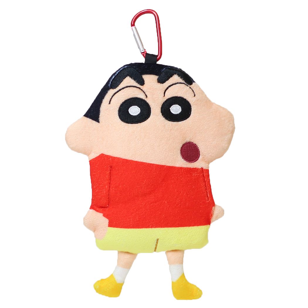 クレヨンしんちゃん アニメキャラクター ミニポーチ ダイカットフラットポーチ しんちゃん