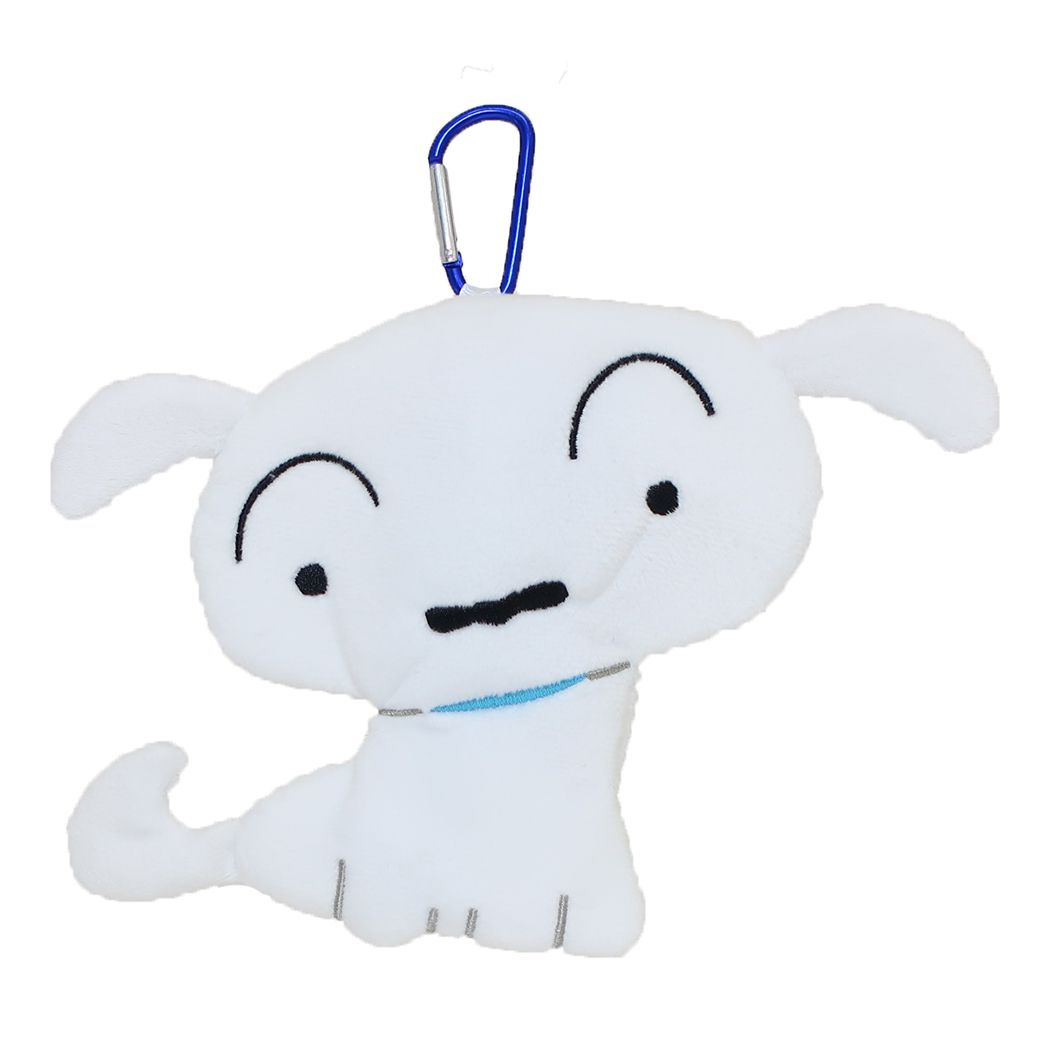 クレヨンしんちゃん アニメキャラクター ミニポーチ ダイカットフラットポーチ シロ