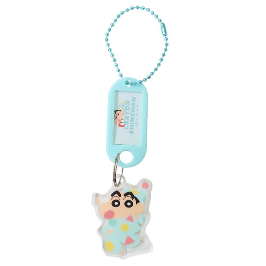 クレヨンしんちゃん アニメキャラクター キーチェーン ネームタグキーホルダー パジャマしんちゃん