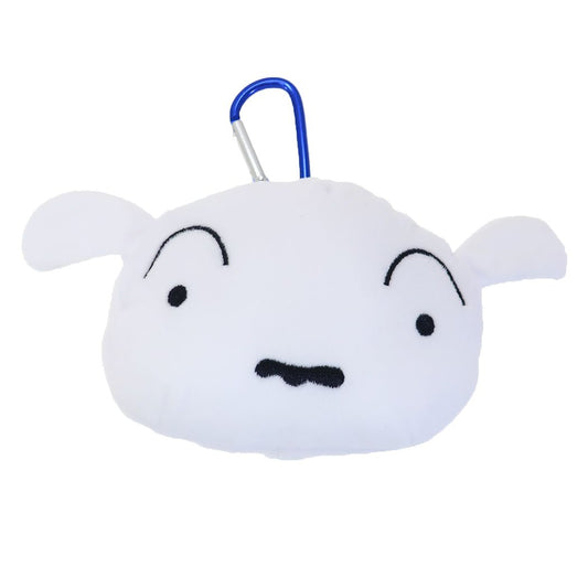 クレヨンしんちゃん カラビナ付きぬいぐるみファスナーマスコット マスコット シロ アニメキャラクター