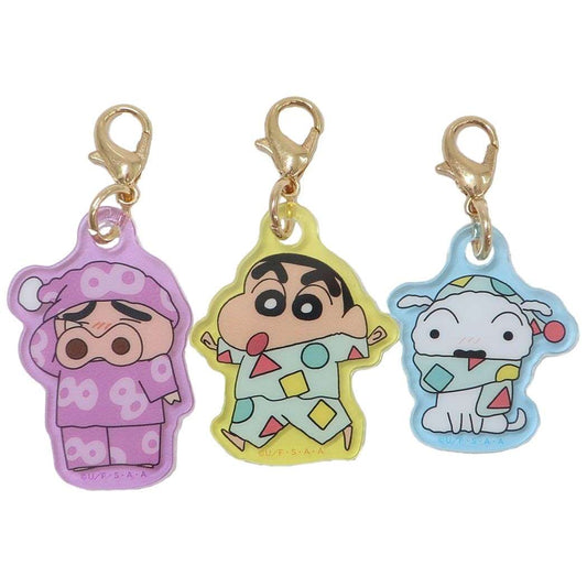 クレヨンしんちゃん ファスナーマスコット さんこいちチャーム みんなでパジャマ ティーズファクトリー