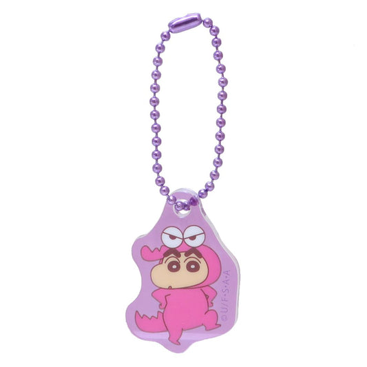 クレヨンしんちゃん アニメキャラクター キーチェーン ミニアクリルキーホルダー むらさき
