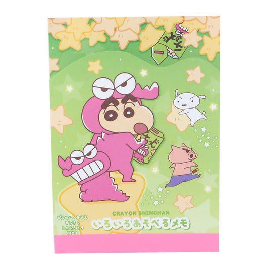 クレヨンしんちゃん いろいろあそべるメモ A6 メモ帳 アニメキャラクター
