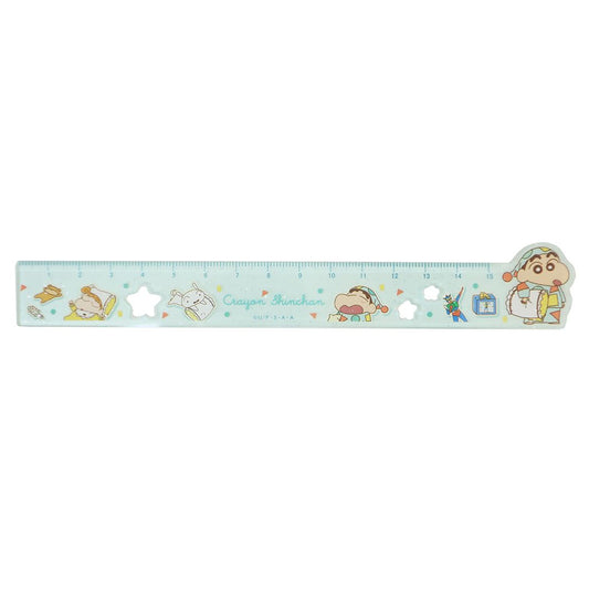 クレヨンしんちゃん ダイカットアクリル定規 15cm ものさし アニメキャラクター おやすみしんちゃん
