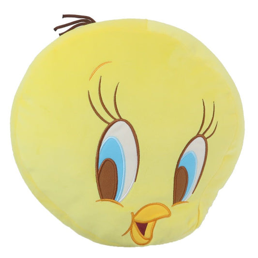 トゥイーティ グッズ クッション キャラクター もっちりフェイスクッション