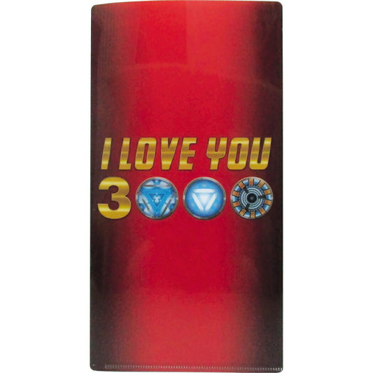 スタークインダストリーズ ミニファイル チケットホルダー I LOVE YOU 3000 マーベル MARVEL ティーズファクトリー チケットケース