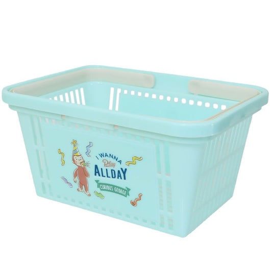 おさるのジョージ グッズ 収納用品 絵本キャラクター キャラバスケット