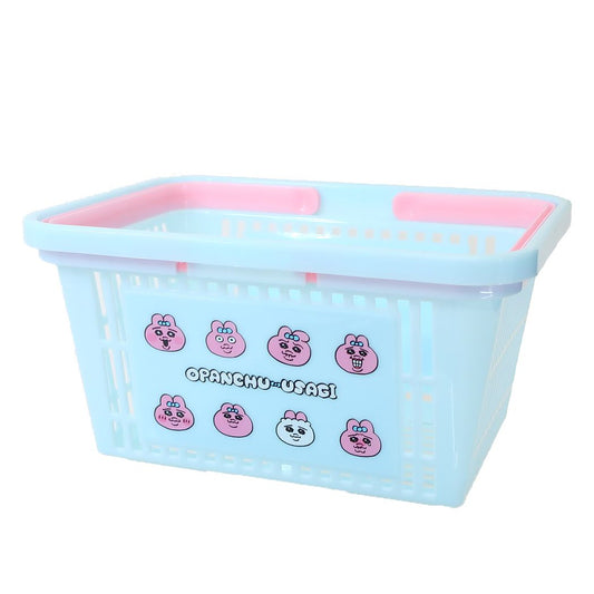 キャラバスケット　おぱんちゅうさぎ 収納用品 ティーズファクトリー いろんなフェイス