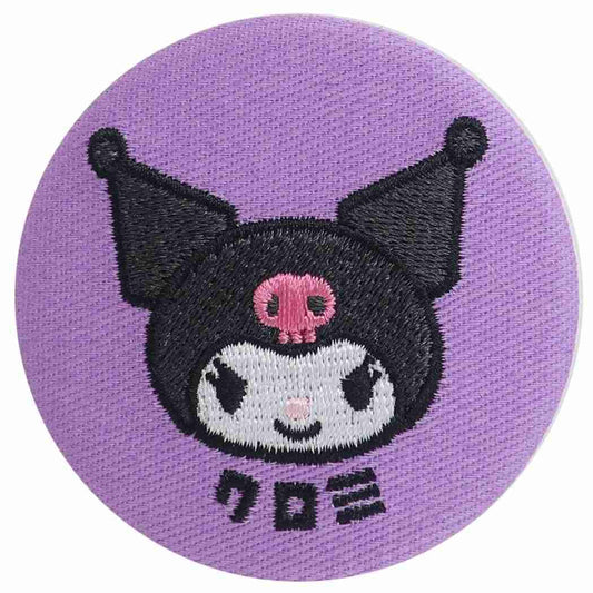 クロミ 刺繍 カンバッジ 缶バッジ サンリオ キャラクター グッズ プレゼント 男の子 女の子 ギフト