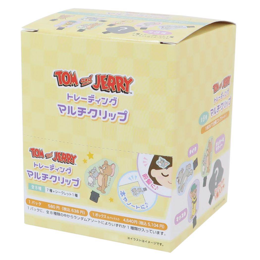 トムとジェリー ワーナーブラザース キャラクター ヘアアクセ トレーディングマルチクリップ 全8種 8個入セット