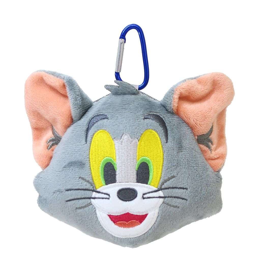 トムとジェリー キャラクター マスコット カラビナ付きぬいぐるみファスナーマスコット トム ワーナーブラザース