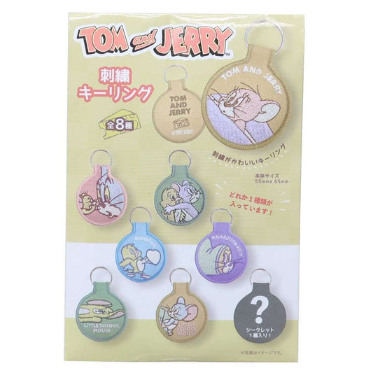 トムとジェリー グッズ キーリング キャラクター 刺繍キーリング全8種