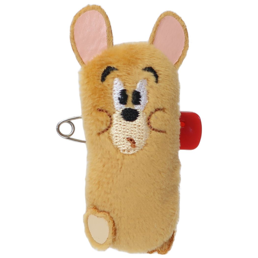 トムとジェリー マスコットバッジ ワーナーブラザース ぬいぐるみバッジ キャラクター ジェリーソーセージ