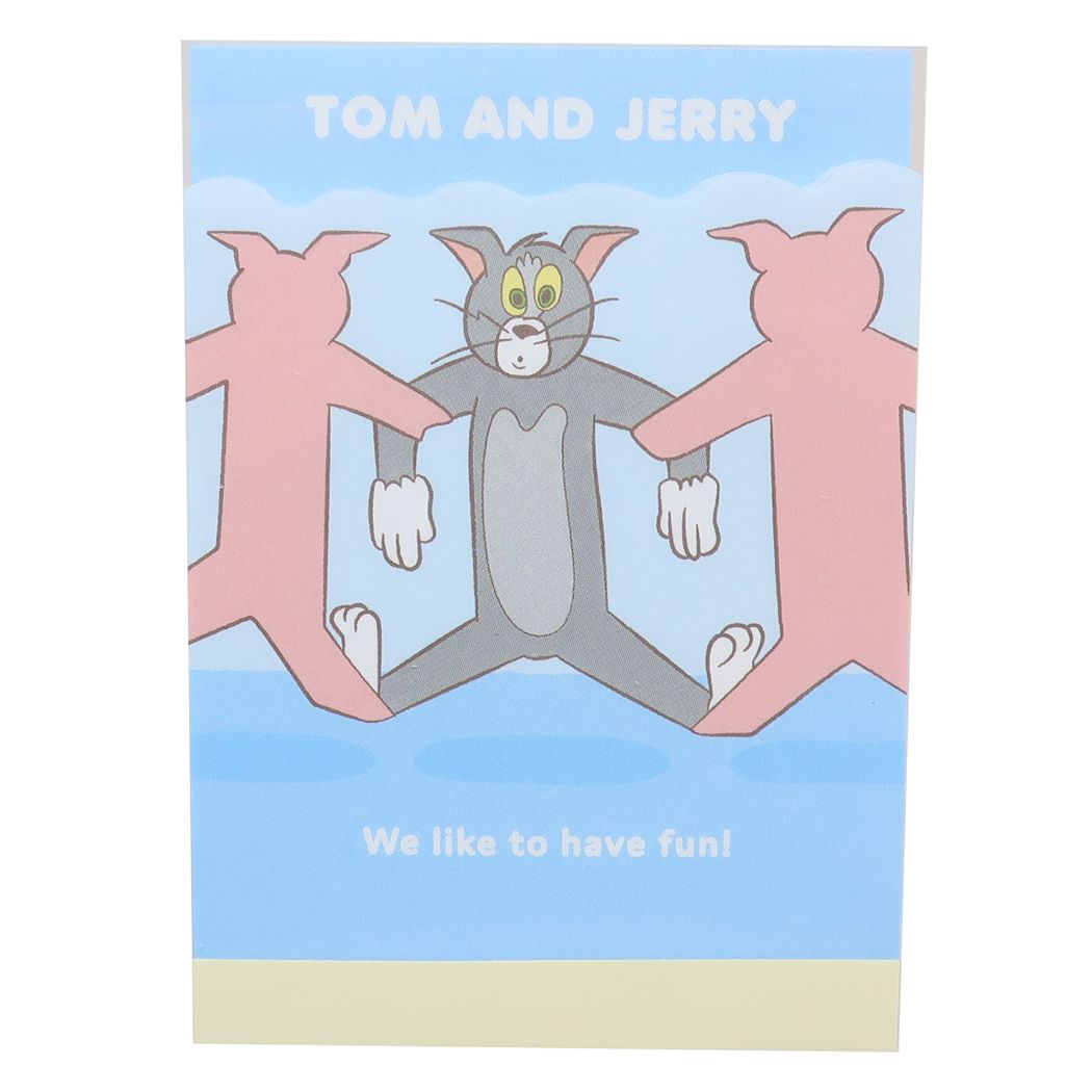 トムとジェリー グッズ メモ帳 ワーナーブラザース キャラクター ダイカットミニメモ ミニミニメモ