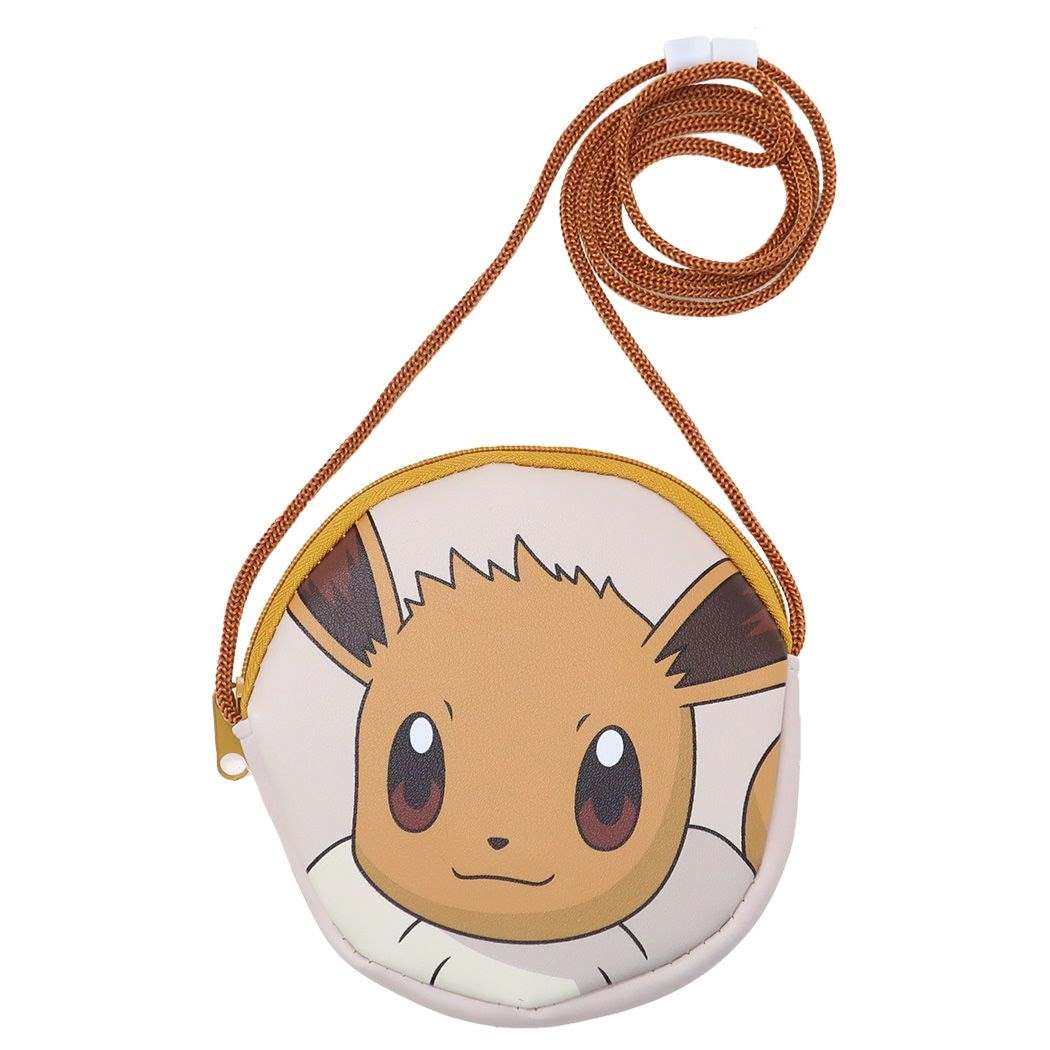 ポケットモンスター ポケモン キャラクター キッズポシェット PUネックポーチ イーブイ