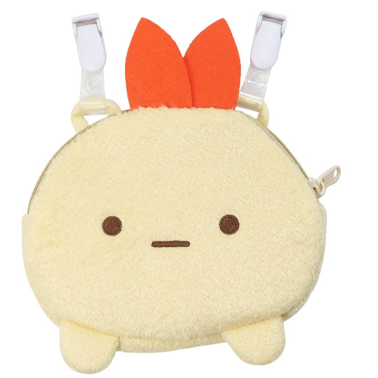 すみっコぐらし グッズ クリップポーチ キャラクター ぬいぐるみ ポケットポーチ えびふらいのしっぽ プレゼント 男の子 女の子 ギフ