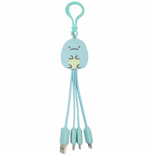 すみっコぐらし グッズ 充電ケーブル サンエックス キャラクター マルチ充電ケーブル プレゼント 男の子 女の子 ギフト