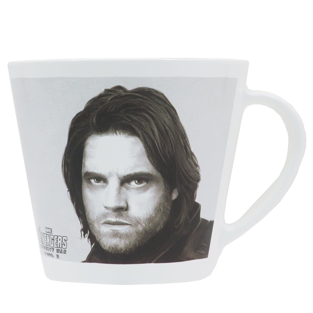 アベンジャーズ 4 エンドゲーム PET製 マグカップ リアルアート バッキーバーンズ 食器 プラカップ キャラクター マーベル ヤクセル マイティソ