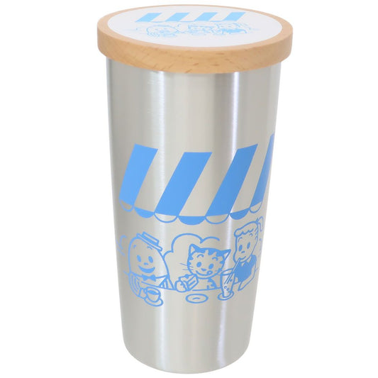 オサムグッズ グッズ 保温保冷コップ キャラクター 蓋付き真空タンブラー 440ml
