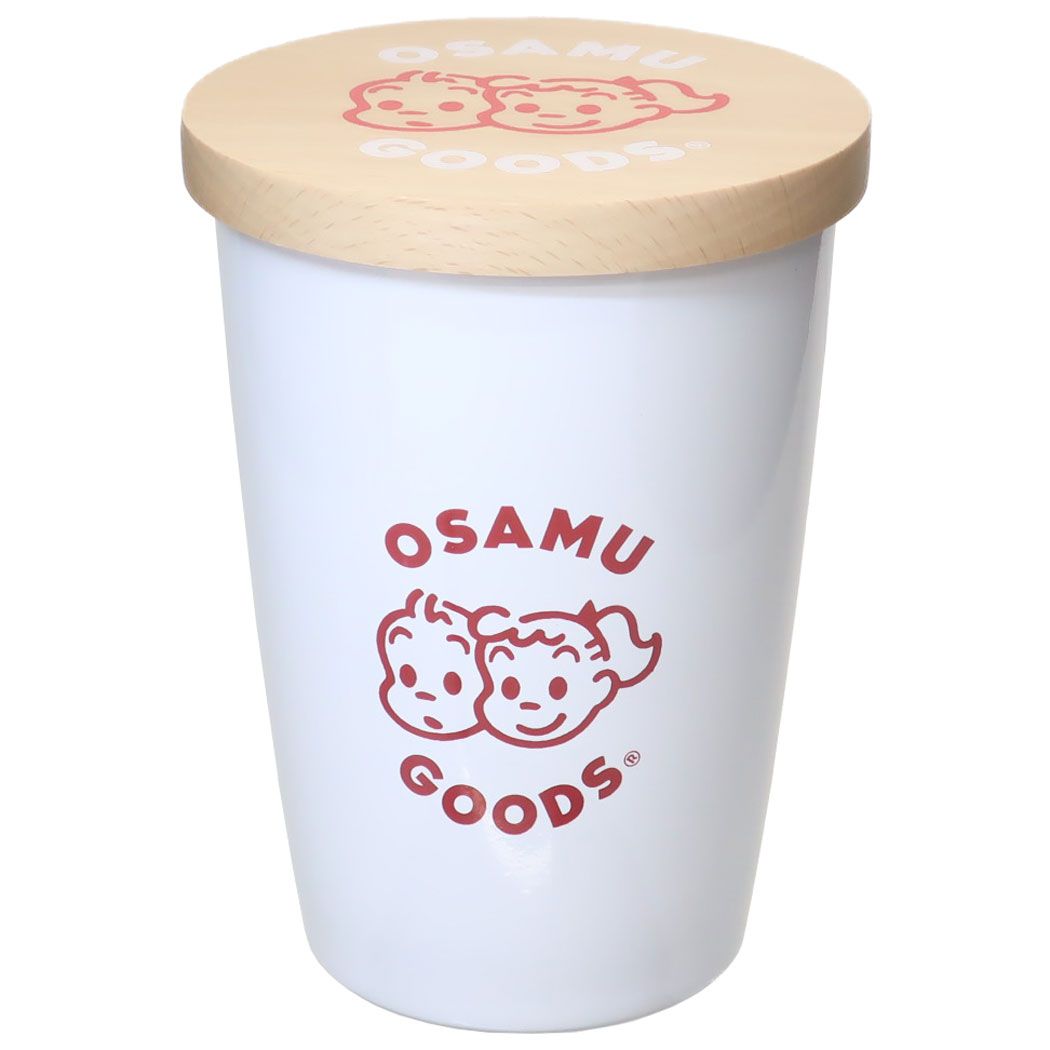 オサムグッズ ステンレス真空2wayタンブラー460ml Osamu Goods 保温保冷コップ キャラクター ロゴ風