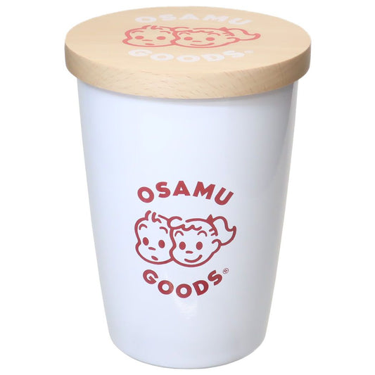 オサムグッズ ステンレス真空2wayタンブラー460ml Osamu Goods 保温保冷コップ キャラクター ロゴ風