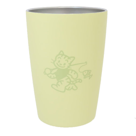 オサムグッズ キャラクター 保温保冷コップ 山中塗ステンレス2wayタンブラー 460ml CAT Osamu Goods