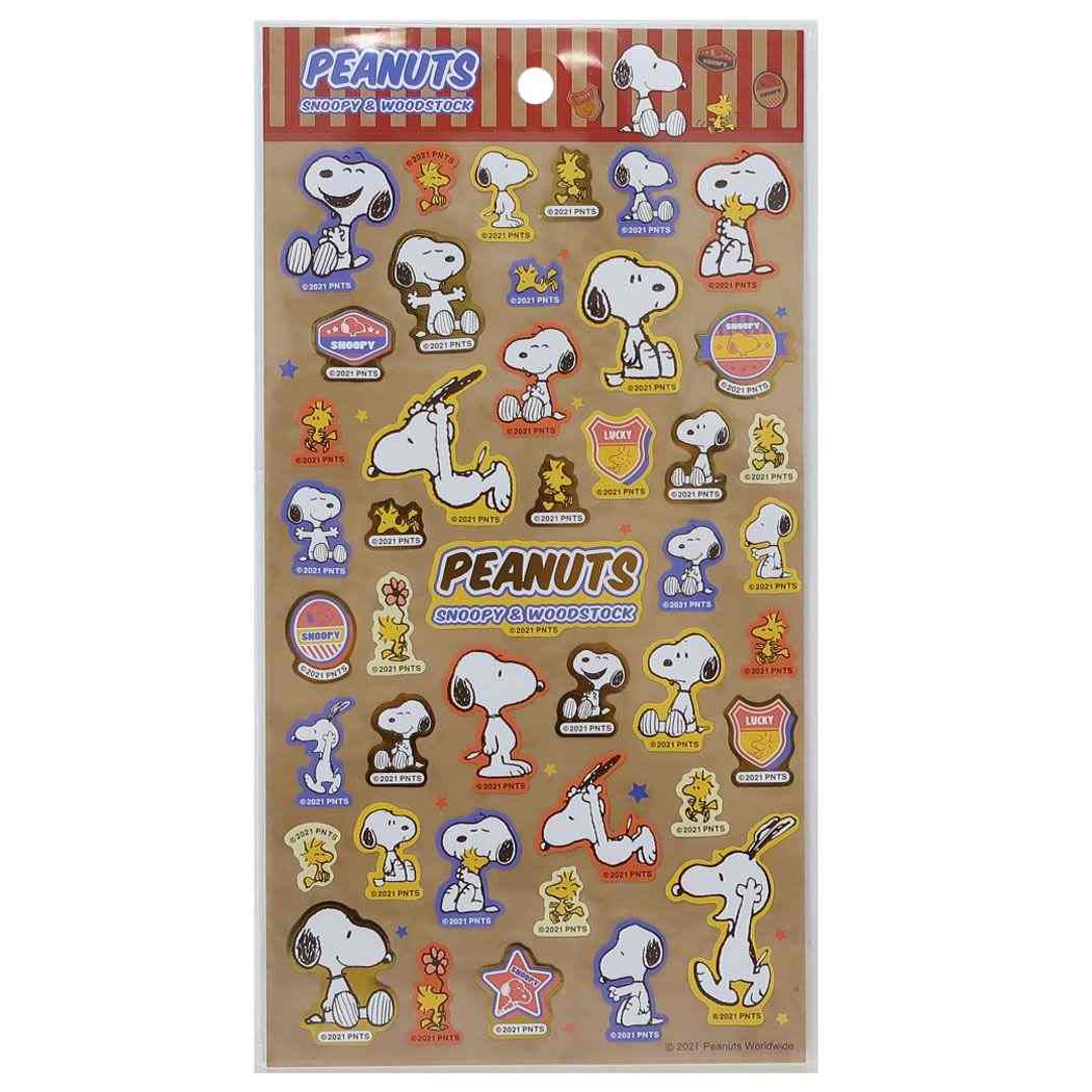 スヌーピー グッズ シールシート ピーナッツ キャラクター