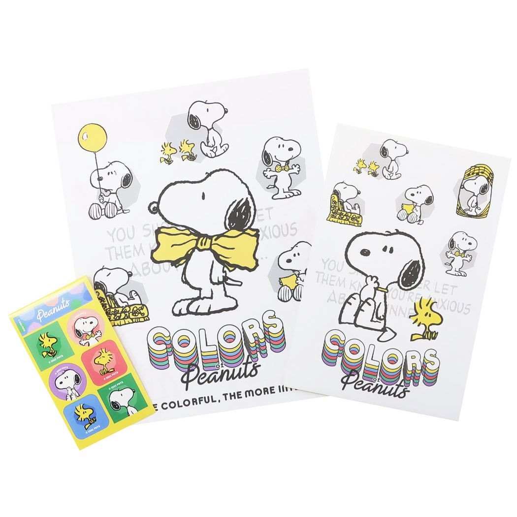 スヌーピー 手紙セット レターセット B COLORS of Peanuts ピーナッツ 山野紙業