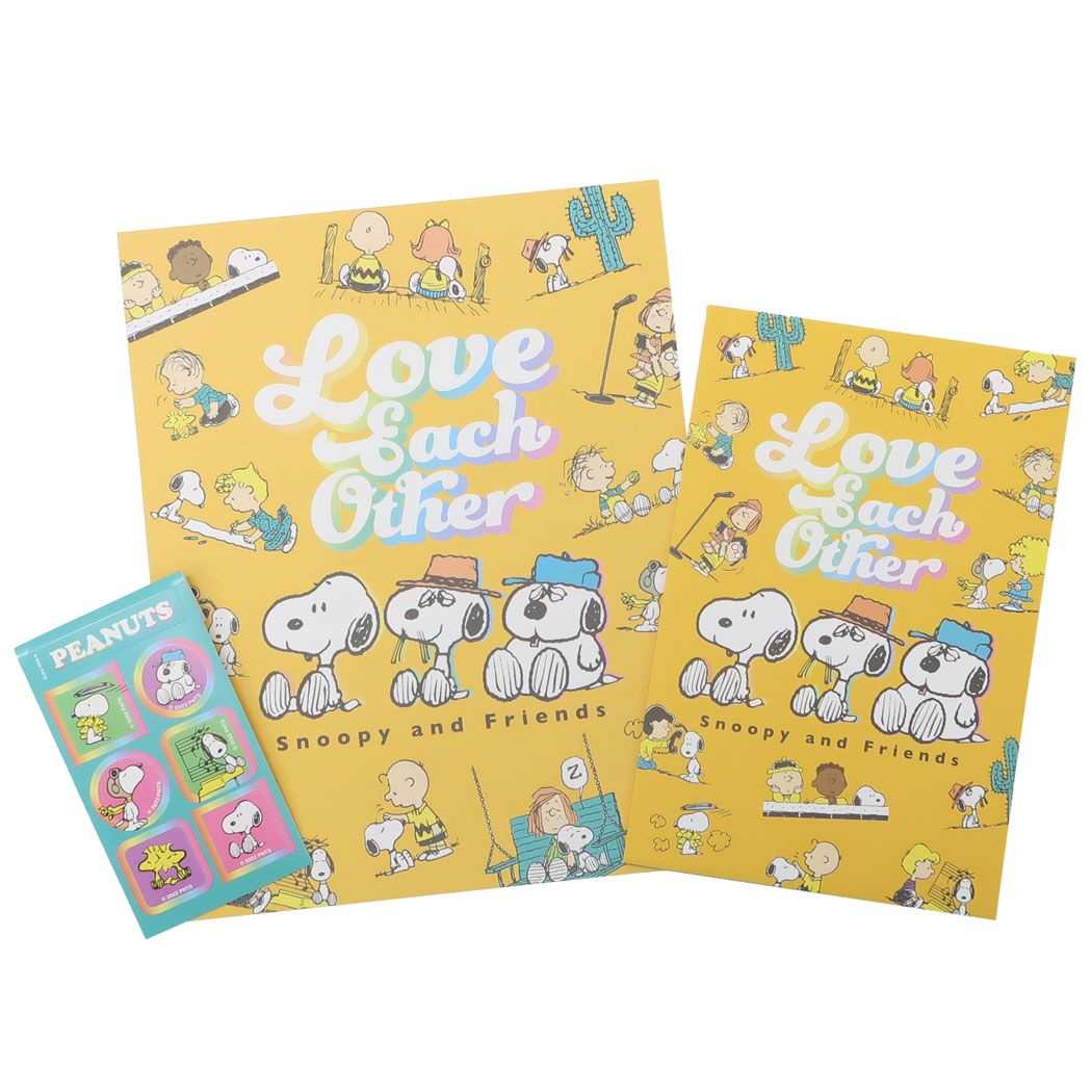 スヌーピー キャラクター 手紙セット レターセット C Love Each Other